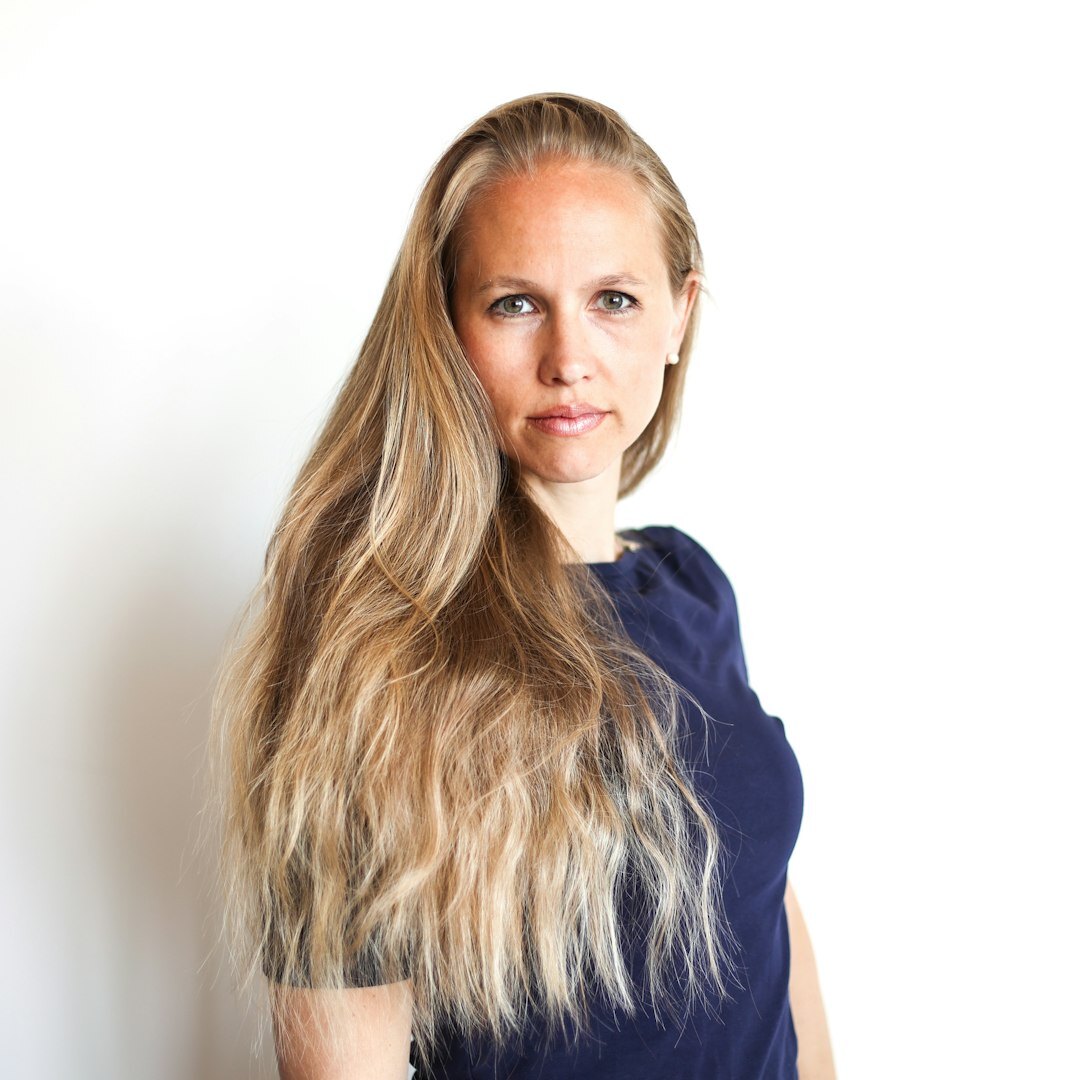 Finnish female production manager studio portrait