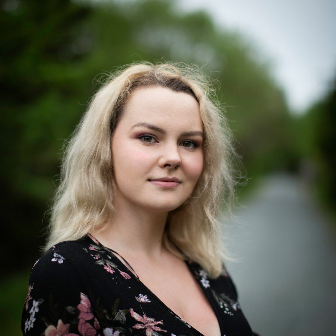 Finnish female student headshot smiling
